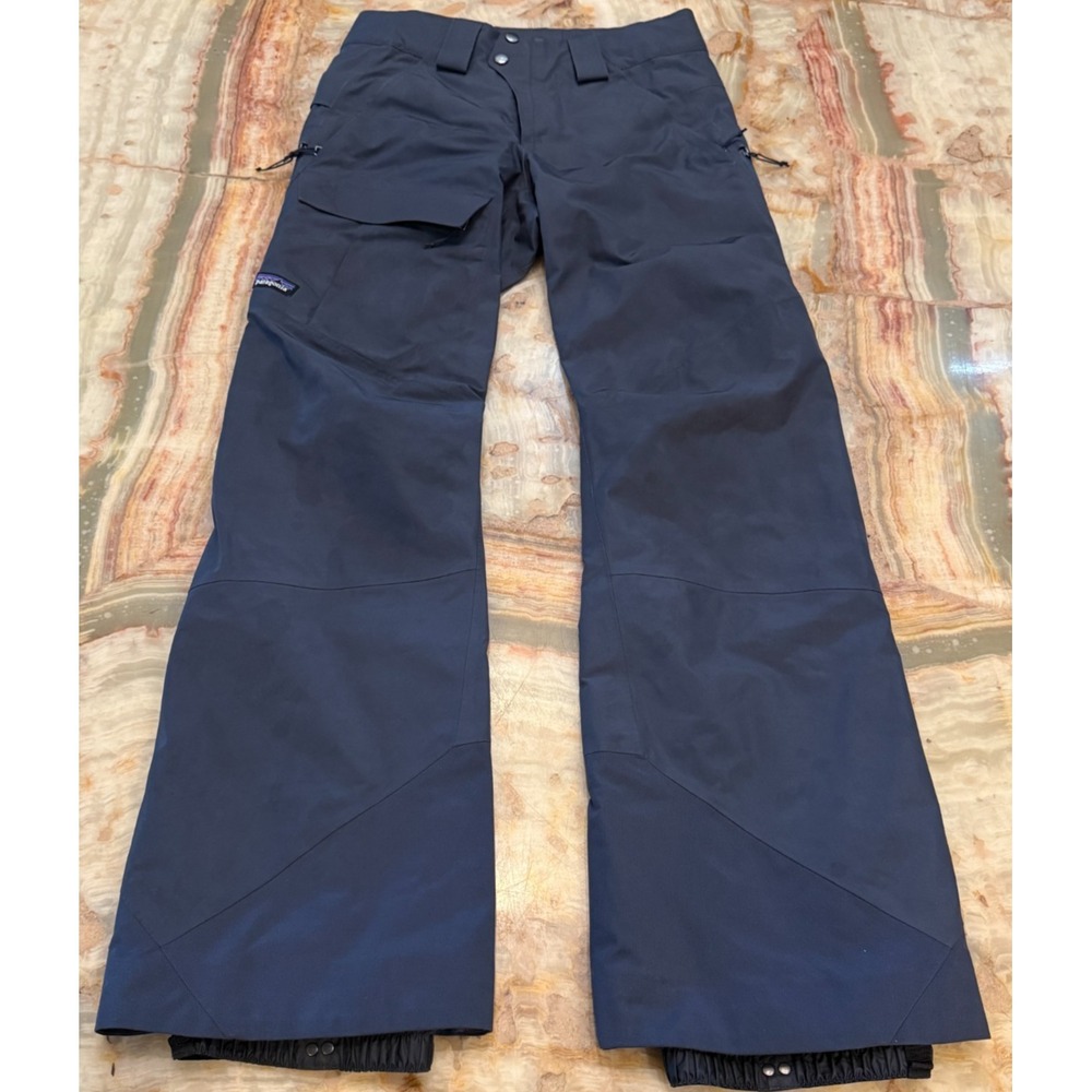 Patagonia Mens Ski Snowboard Pants Navy Blue Windproof Protection‎ Outdoor XS